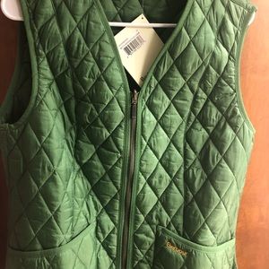 Green Barbour Vest NWT